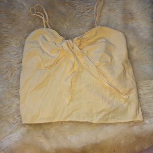 Brandy Melville yellow tank top
